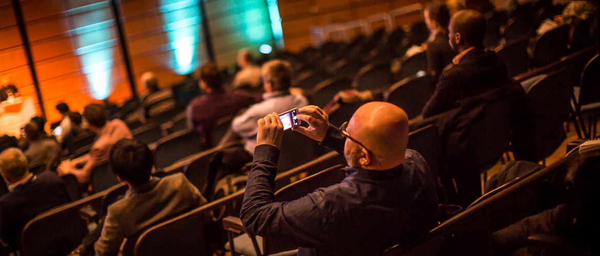 Taking pictures at EPA congress