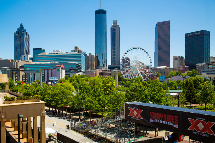 View of Atlanta during the APA congress in 2016.